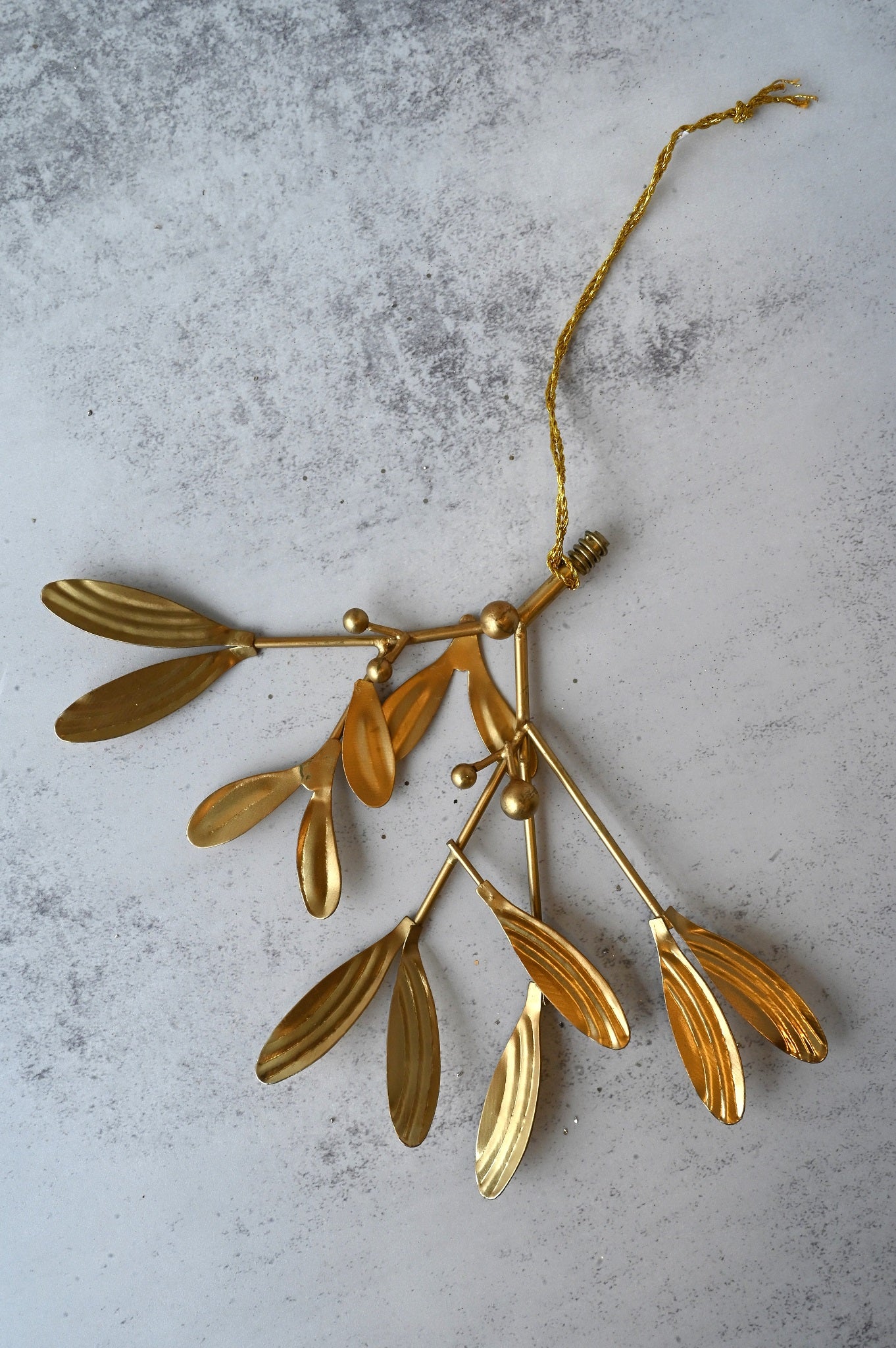 Gold Mistletoe Decorations