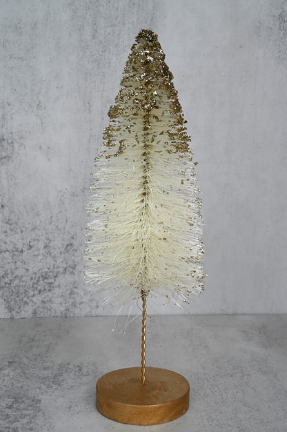 Sisal Glitter Trees | Sustainable Tabletop Christmas Decor