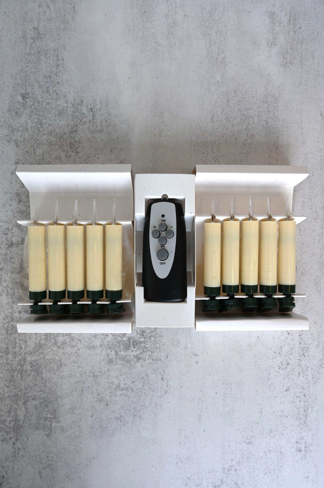 Set of Ten LED Candles