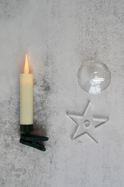 Set of Ten LED Candles