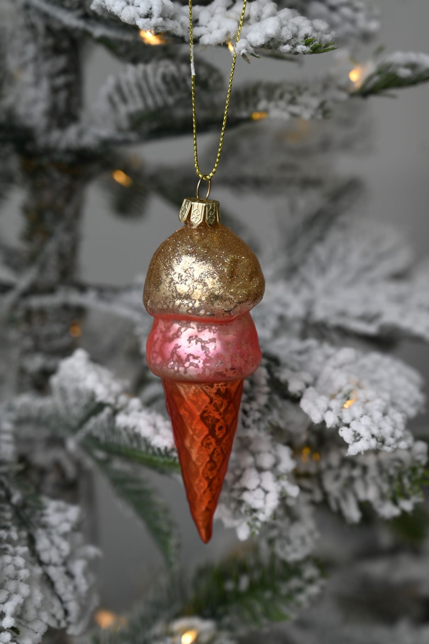 Décoration de glace en verre