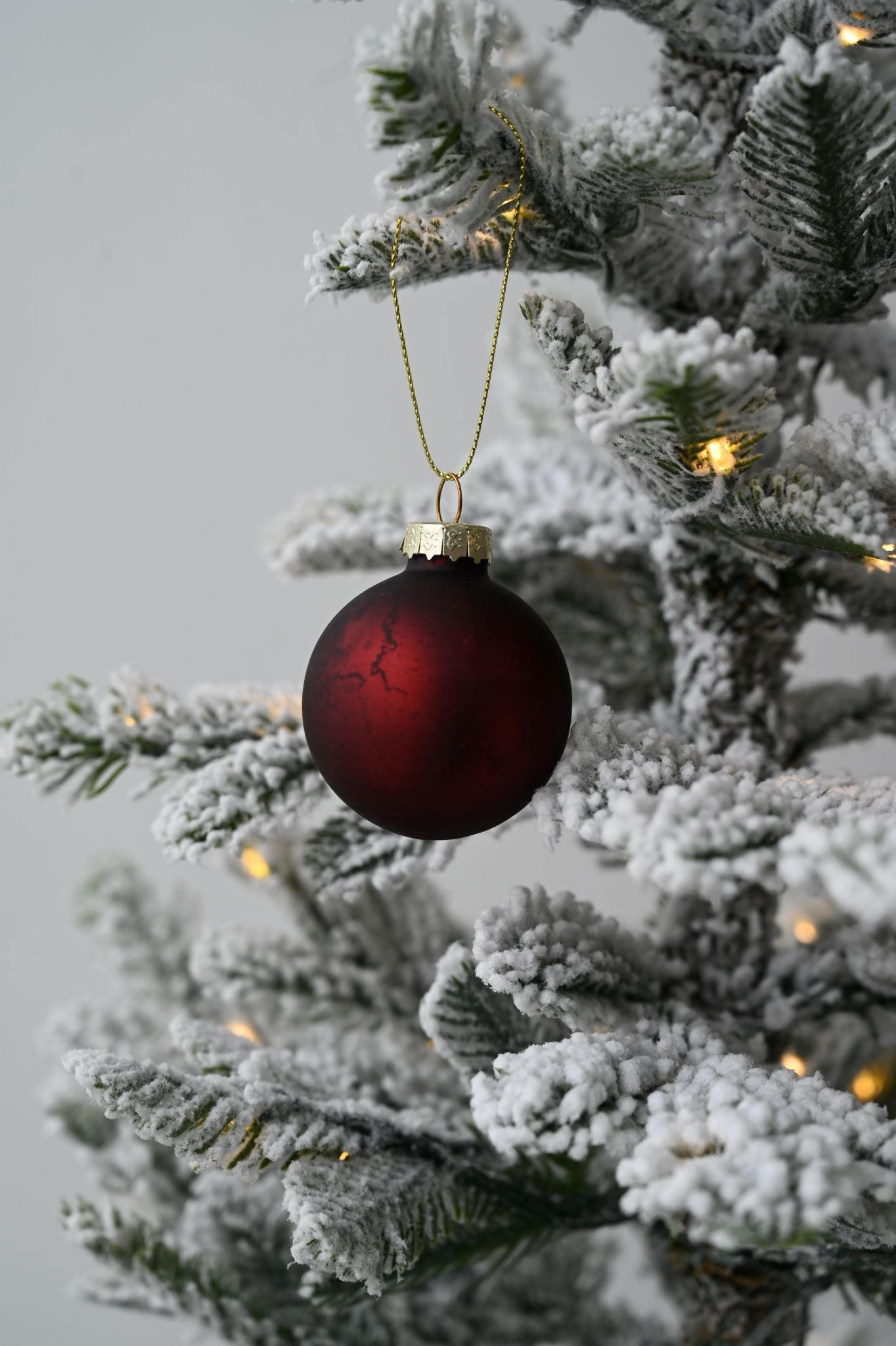 Boules de Noël rondes et lisses en verre coloré