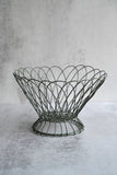 Round Green Wire Basket Bowl