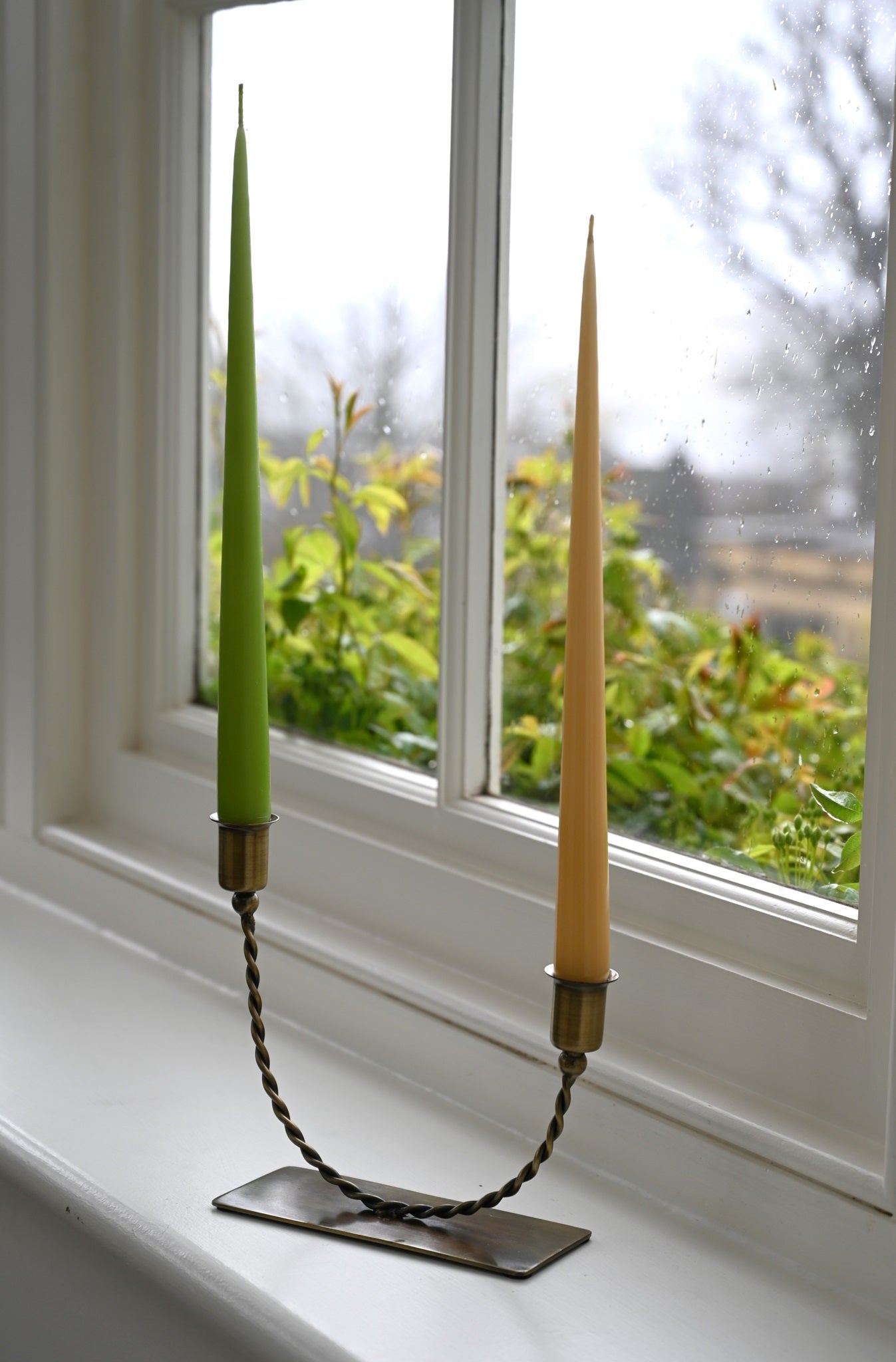 Green and Yellow Candles