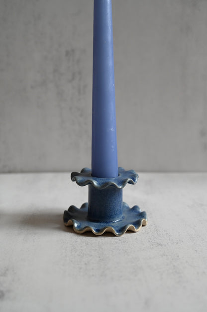 Blue Candle Holder