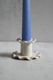 White Candle Holder