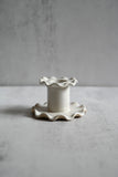 White Candle Holder