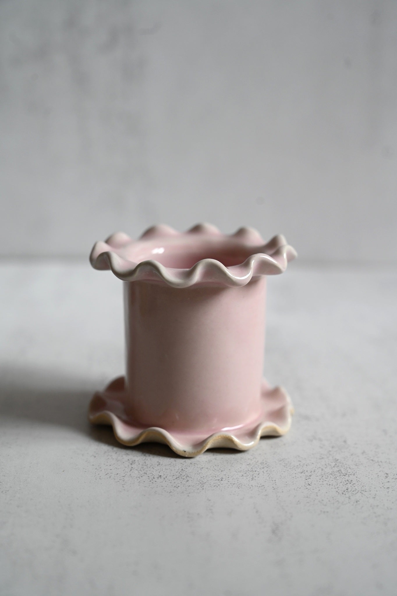 Pink Candle Holder