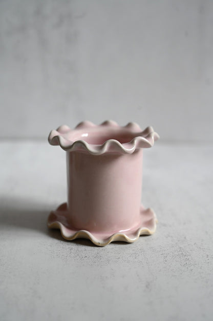 Pink Candle Holder