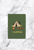 Camping-Taschennotizbuch 
