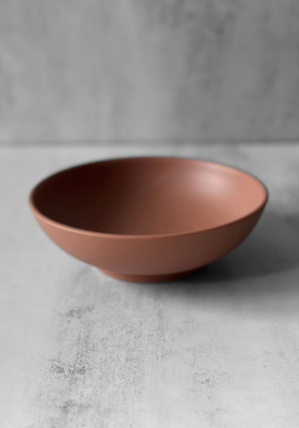 Small Brick Red Salad Bowl
