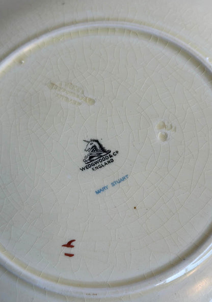 Vintage Wedgwood Mary Stuart Floral Plate