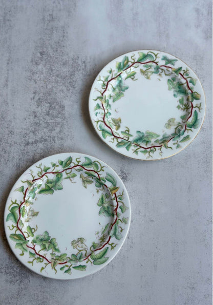 Set of Two Ivy Ceramic Side Plates