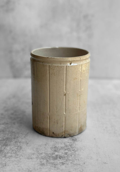 Set of Two Ceramic Jam Jars