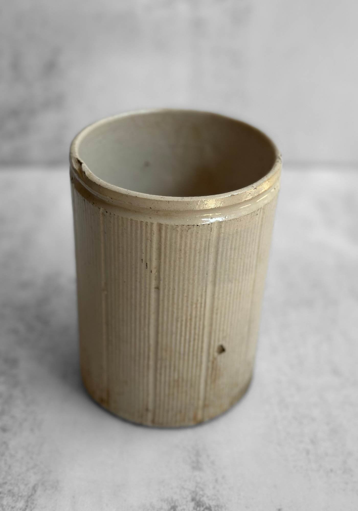 Set of Two Ceramic Jam Jars