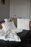 Fluffy Ribbed Cushions