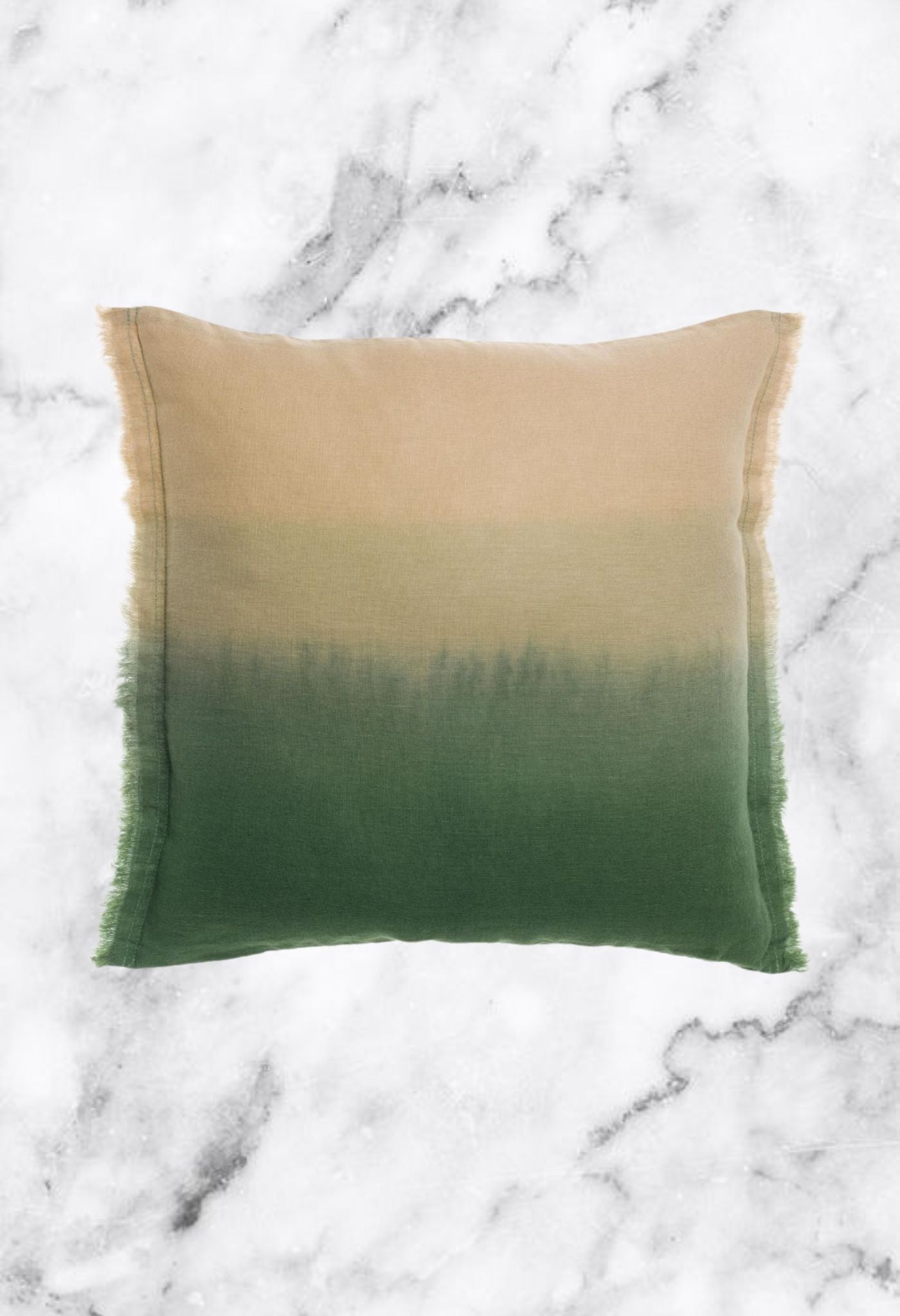 Green and beige Cushion
