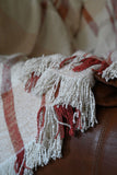 Rust Nordic Fringe Edge Blanket