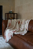 Rust Nordic Fringe Edge Blanket