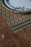 Black and Gold Woven Diamond Placemat