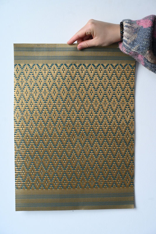 Sage Woven Diamond Placemat