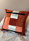 Brodie Brick Red Cushion