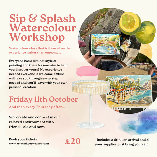 Ateliers d'aquarelle Sip &amp; Splash
