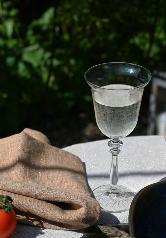 Set of Two Georgian Style Wine Glasses