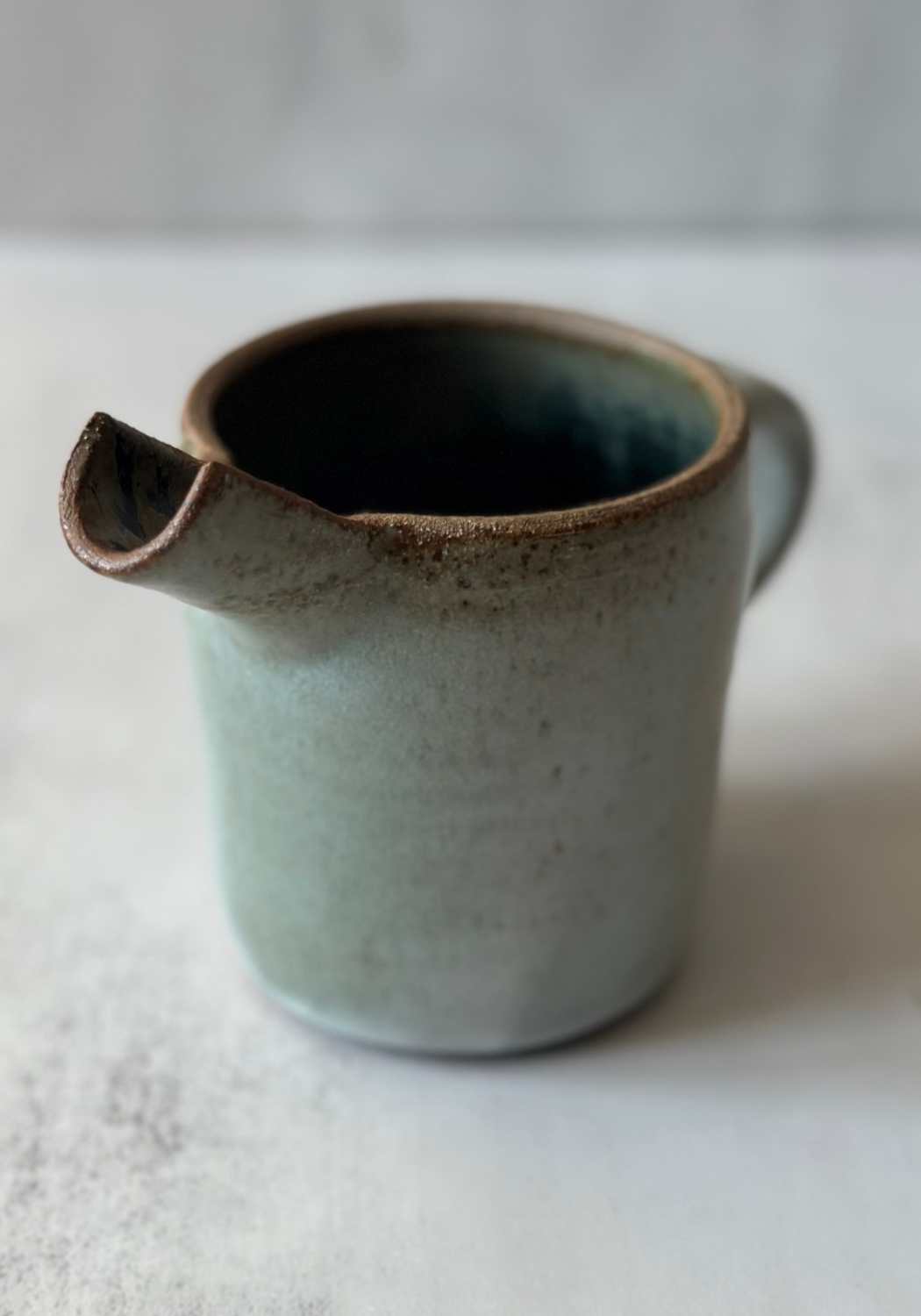 Medium Handmade Welsh Ceramic Gravy Jug