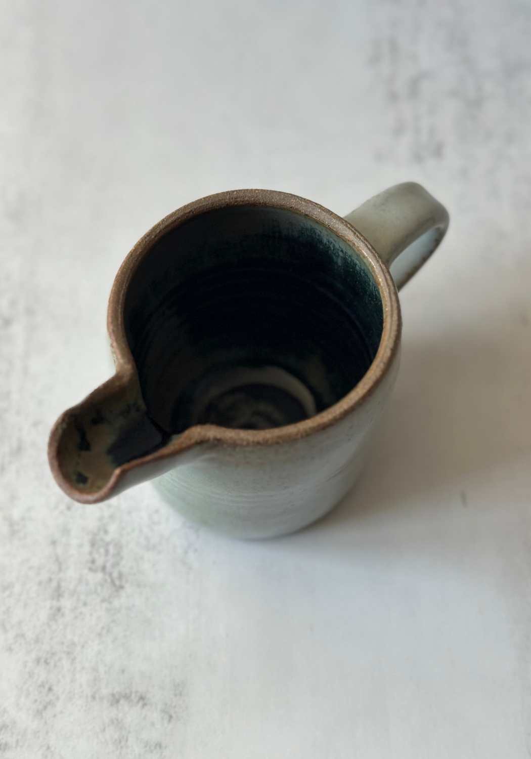 Medium Handmade Welsh Ceramic Gravy Jug