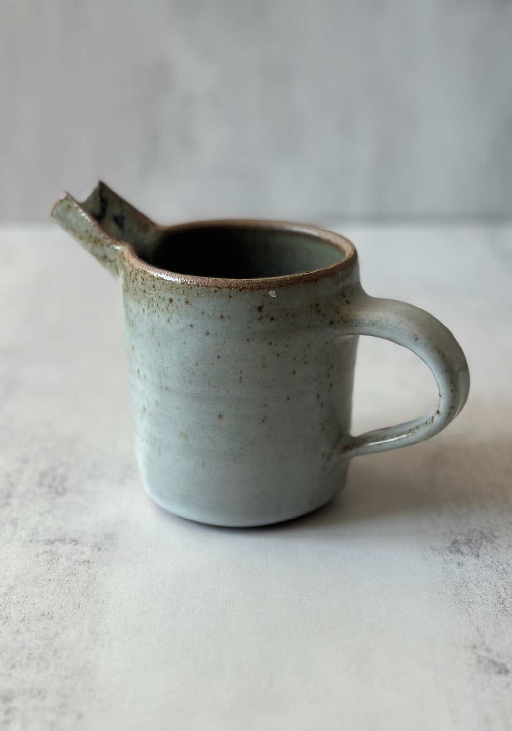 Medium Handmade Welsh Ceramic Gravy Jug