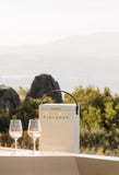 Safari White Fieldbar Cooler with wine