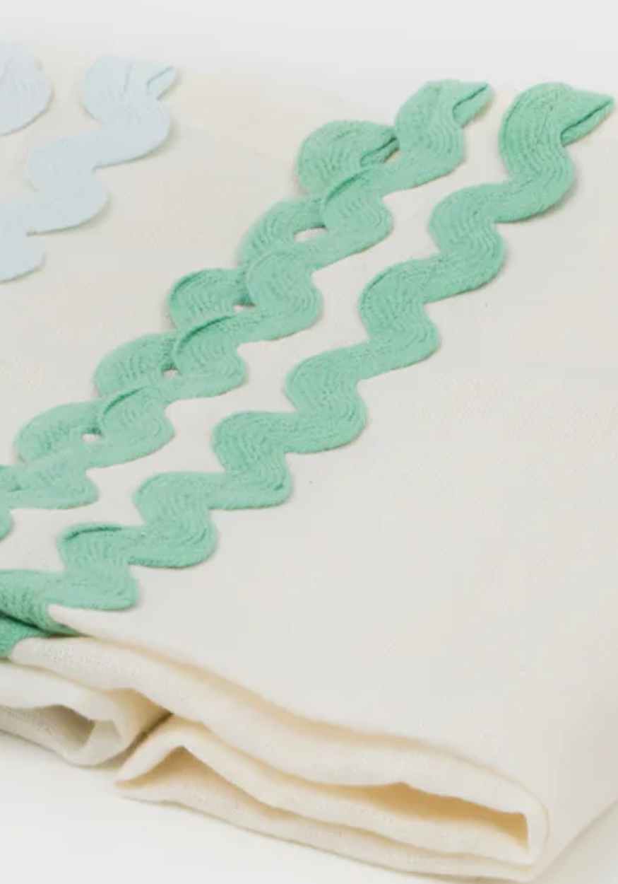 Ric Rac Edge Linen Napkins