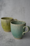 Green Crackled Glaze Mug