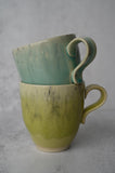 Green Crackled Glaze Mug