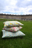 Orange and Yellow Penelope Floral Cushion Collection