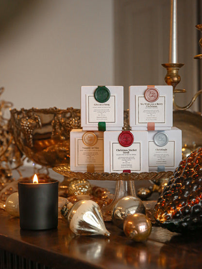 Set of Christmas Candles