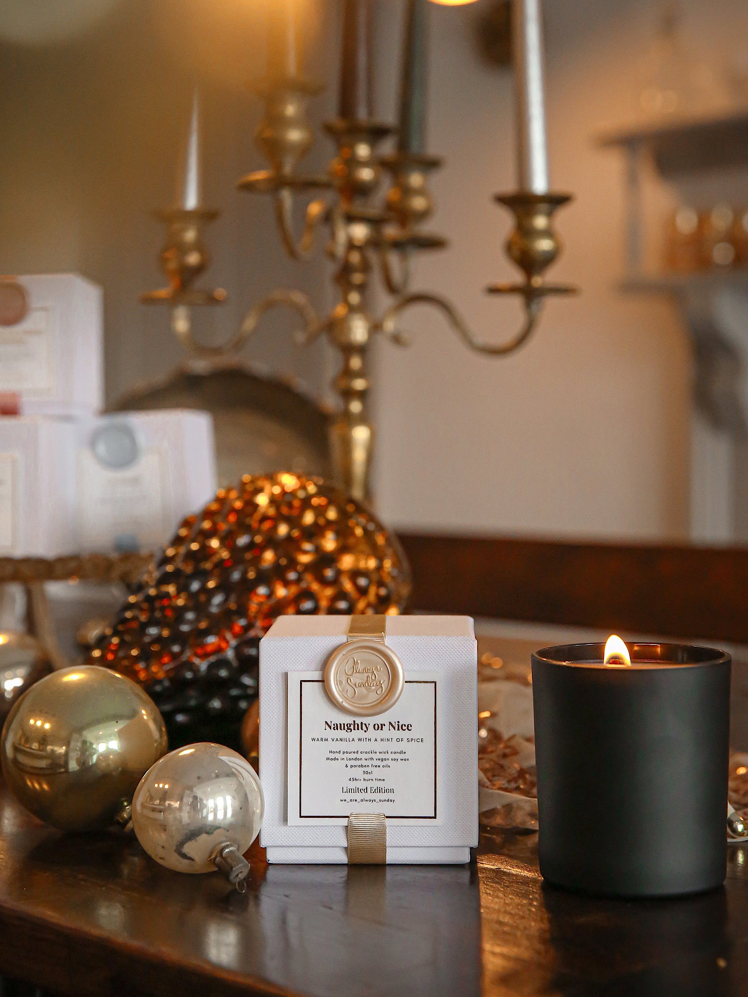 Naughty or Nice Limited Edition Candle by Always Sunday