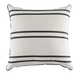 Black Striped Indoor/ Outdoor Cushions