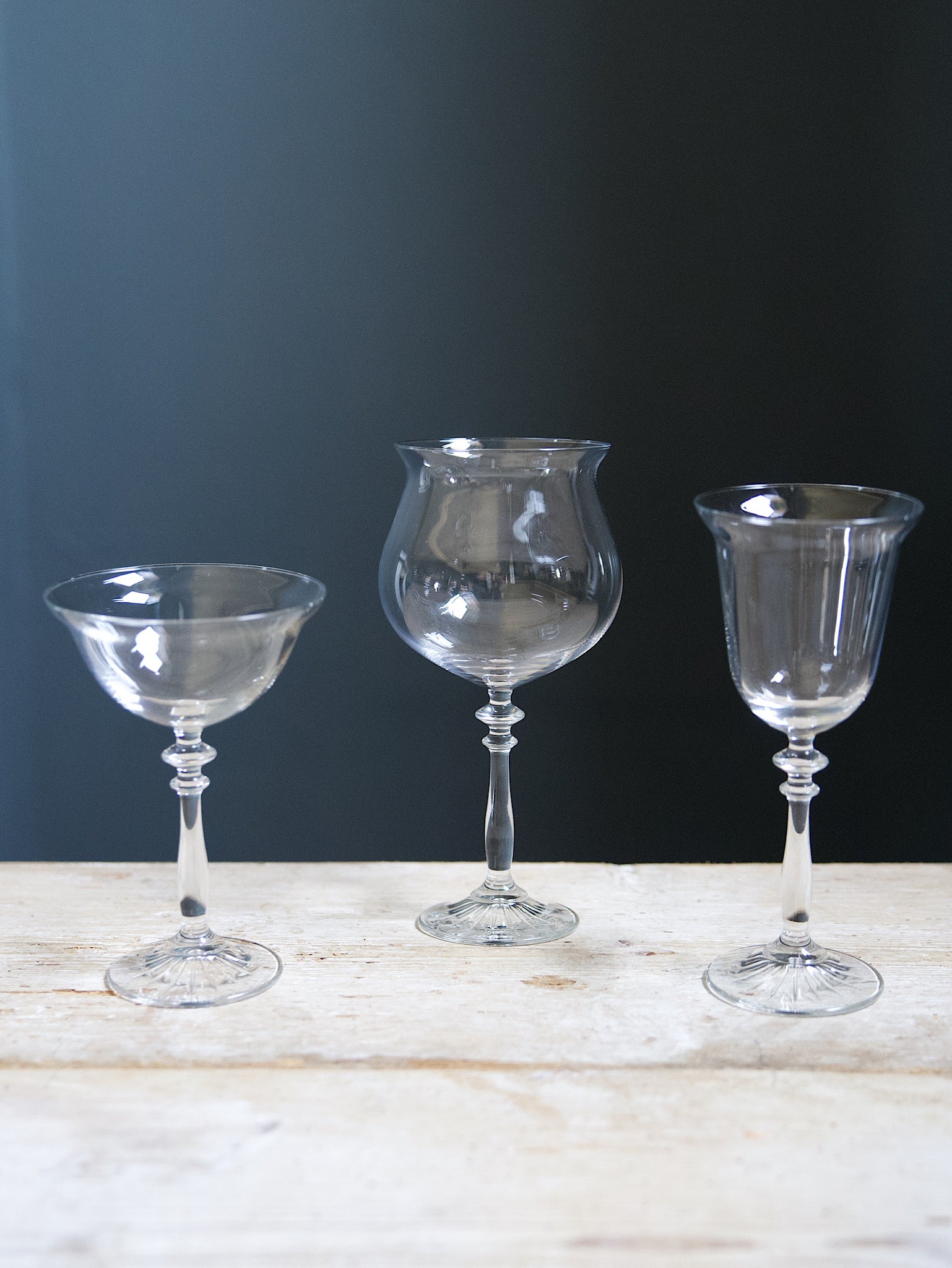 Pair of Georgian Inspired Champagne Coupes