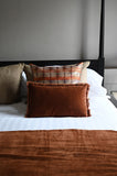 Orange Bedding and Bed Cushion