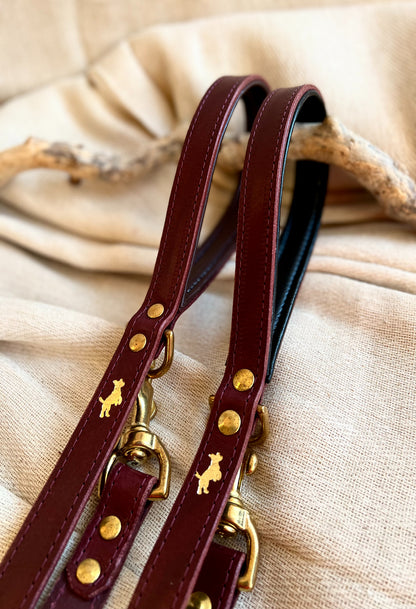 Luxury Padded Leather Leads