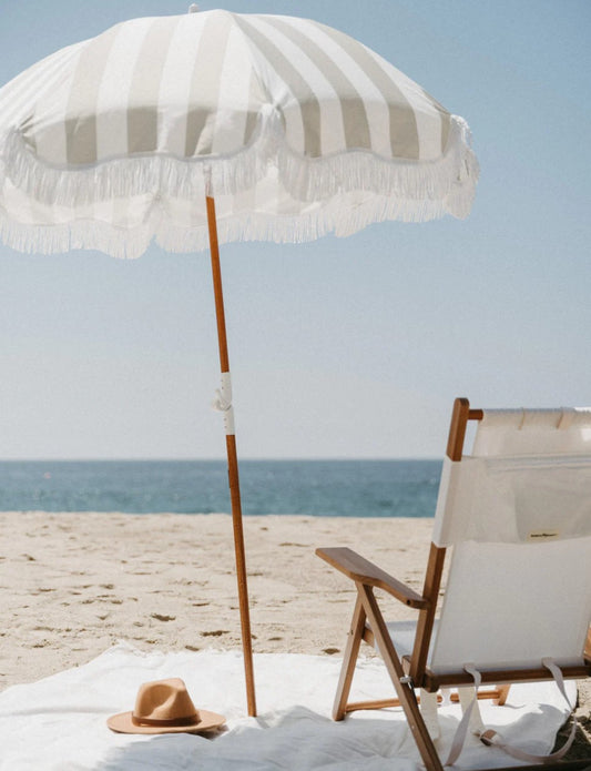 Striped Beach Parasol